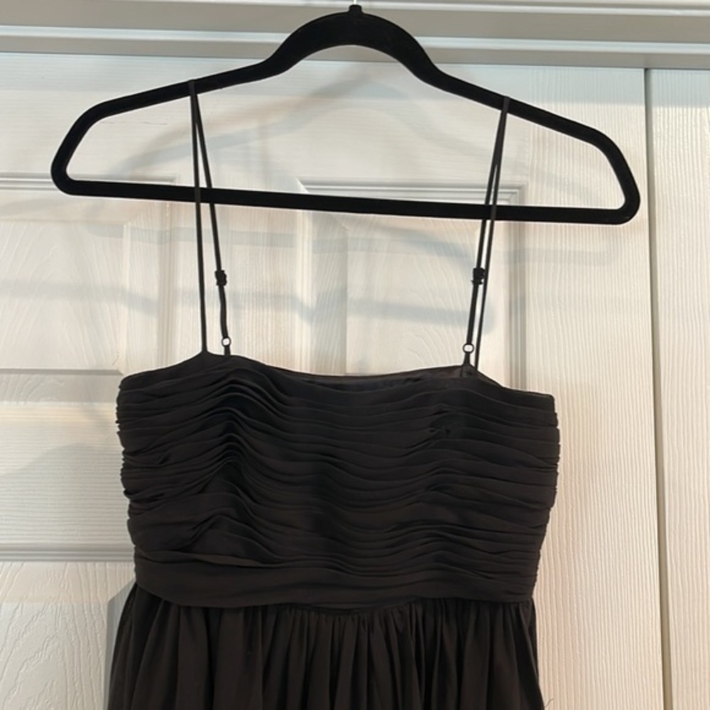Karen Mullen Black silk cocktail dress - Picture 2 of 7